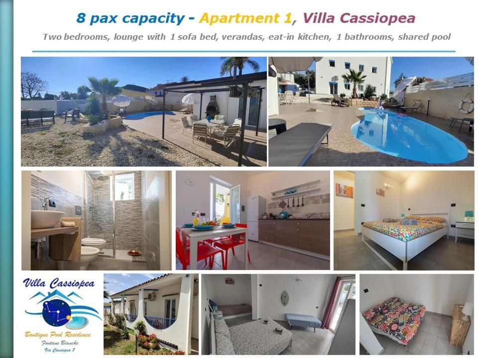 Pool Seaside Relais - Ville Ninfea, Marea, Rosa E Cassiopea 폰타네비안체 외부 사진